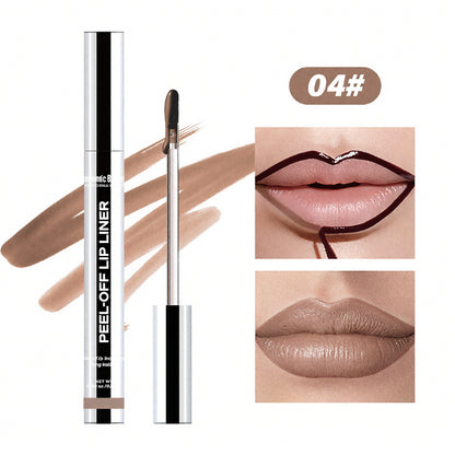 sacheu Lip STAY-N 3-PACK Lip Liner STAY-NPeel-Off Liners for Smudge-Proof All-Day WearVegan Cruelty-Free with Hyaluronic Acid &Squalane
