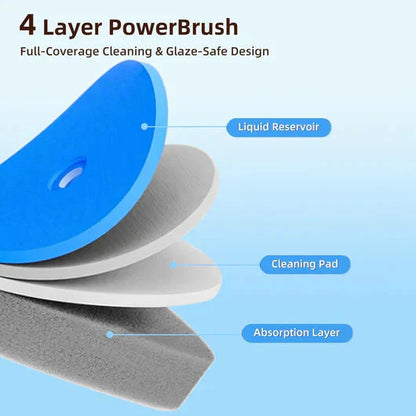 🚽🚽Disposable Toilet Brush Set -with Built-In Cleaner & 60Refills
