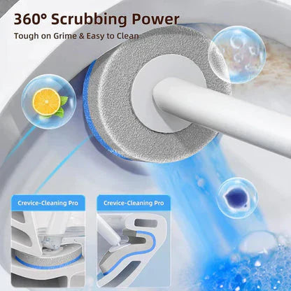 🚽🚽Disposable Toilet Brush Set -with Built-In Cleaner & 60Refills