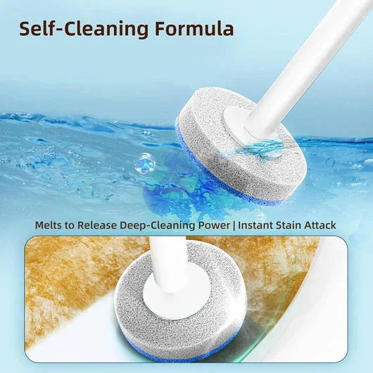 🚽🚽Disposable Toilet Brush Set -with Built-In Cleaner & 60Refills