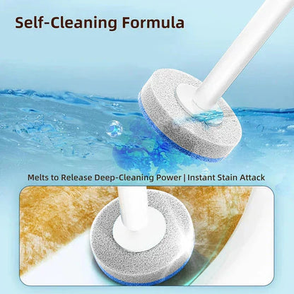 🚽🚽Disposable Toilet Brush Set -with Built-In Cleaner & 60Refills