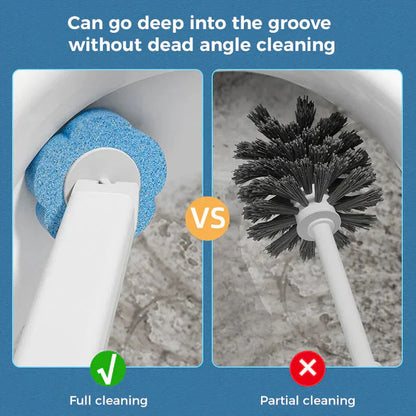 🚽🚽Disposable Toilet Brush Set -with Built-In Cleaner & 60Refills