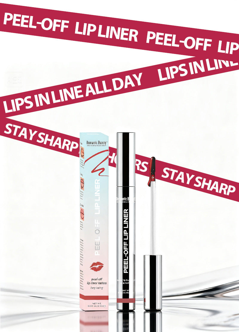 sacheu Lip STAY-N 3-PACK Lip Liner STAY-NPeel-Off Liners for Smudge-Proof All-Day WearVegan Cruelty-Free with Hyaluronic Acid &Squalane