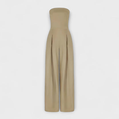 2026 Collection: Casual Backless, Slim-Fit, Shirred-Waist Jumpsuit—An Elegant and Chic Style