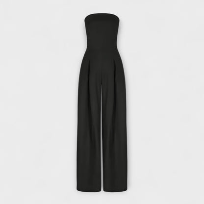 2026 Collection: Casual Backless, Slim-Fit, Shirred-Waist Jumpsuit—An Elegant and Chic Style