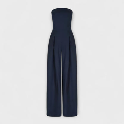 2026 Collection: Casual Backless, Slim-Fit, Shirred-Waist Jumpsuit—An Elegant and Chic Style
